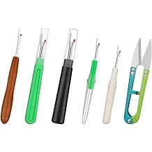 ZMAAGG Seam Ripper, Seam Rippers for Sewing, Remove Stitches with Wood Handle for Sewing and DIY Craft