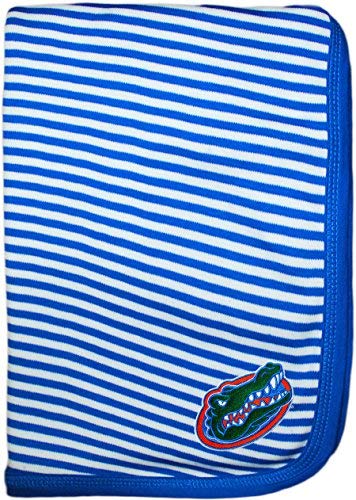 Image of Creative Knitwear College Baby NCAA Infant Striped /Solid Blanket, Unisex, One Size 37.5 X 33.5