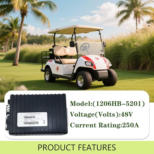 Image of DC Motor Controller 1206HB-5201 48V 250A Fits for Curtis EZGO TXT Terrain 250 ST Sport II Express S4 L4 Shuttle 4X Cushman MPT 800 1000 Hauler 800X 2+2 Golf Cart 2011-2017