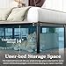 LEVELEVE Queen Bed Frame Heavy Duty 14 Inch, Sturdy Metal Platform with Strong Bearing & Under Bed Storage, No Box Spring Needed, Easy Assembly, No Shake