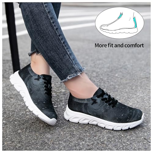 Womens Walking Shoes Cute Butterfly Print Lightweight Lace-Up Jogging Sneakers Lady Fashion Causal Sneakers Breathable Workout Cross Training Shoes3