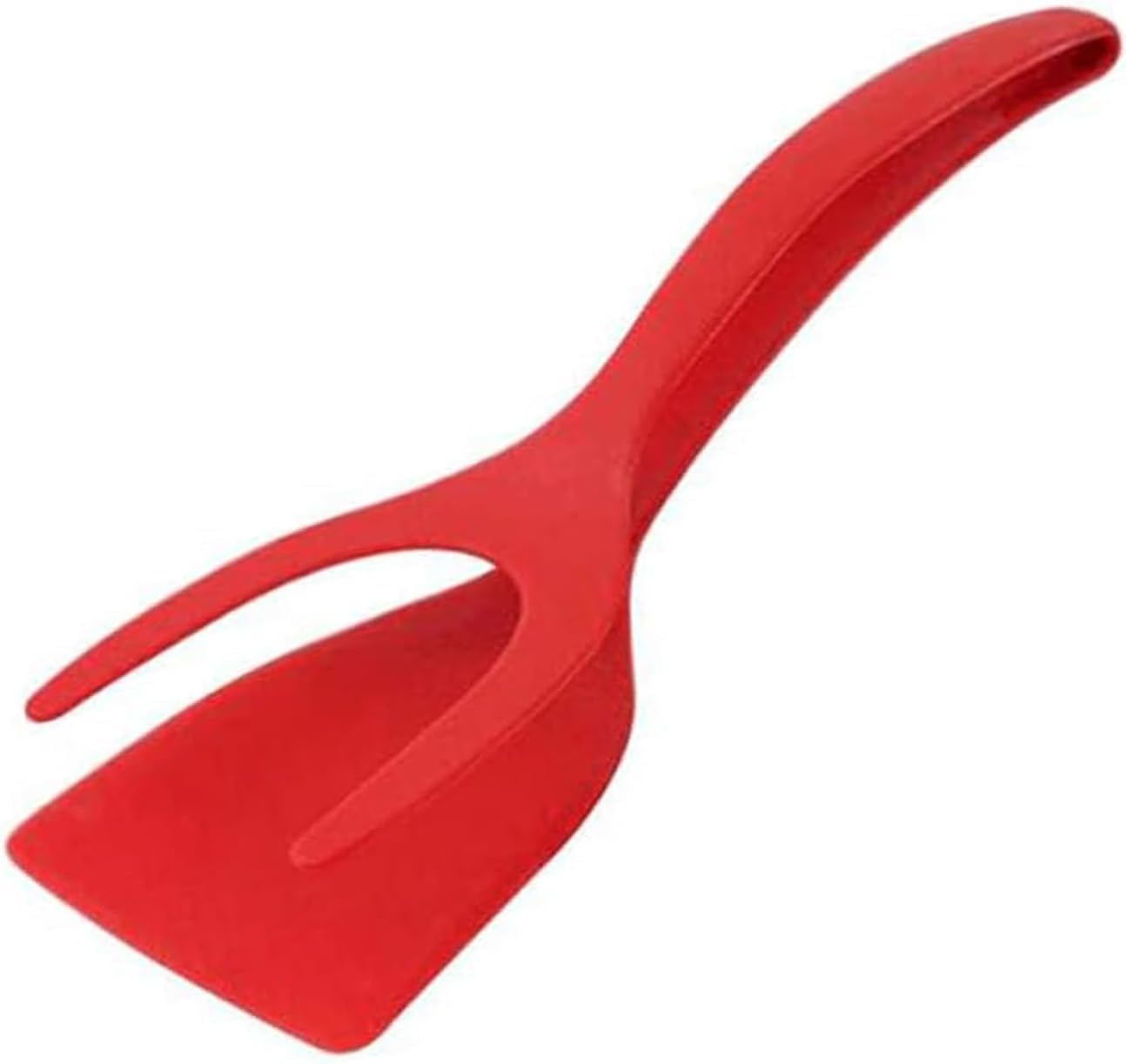 2-in-1 Grip & Flip Spatula, Egg Flipper Tongs for Pancakes Fish, French Toast & Omelettes