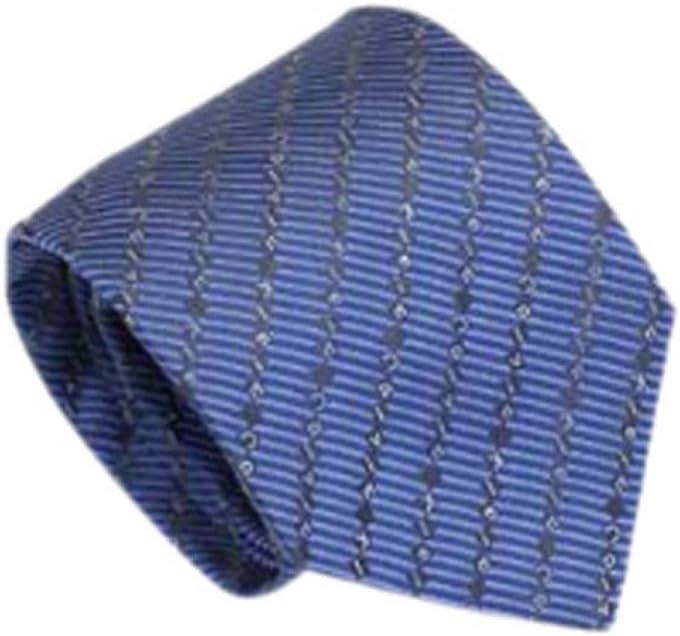 良品✨HERMES ネクタイ エルメス ジャガード ファソネ Hロゴ 水色光沢