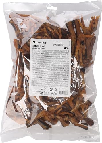 Snacks para Perros – Snack Nature Pata de Pollo – 800g – crujiente Premio Natural – sin Gluten – sin azúcares añadidos – de Europa