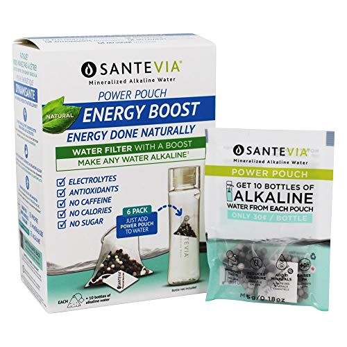 SANTEVIA WATER SYSTEMS - PWR Pouch,Energy Boost - 6 Count