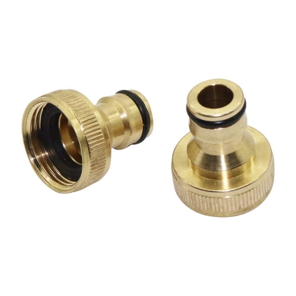 Conectores de manguera LRJSKWZC 3/4 '' Rosca hembra lavado conector estándar de la ametralladora del conector rápido conector de herramientas for la agricultura agua de 20 PC