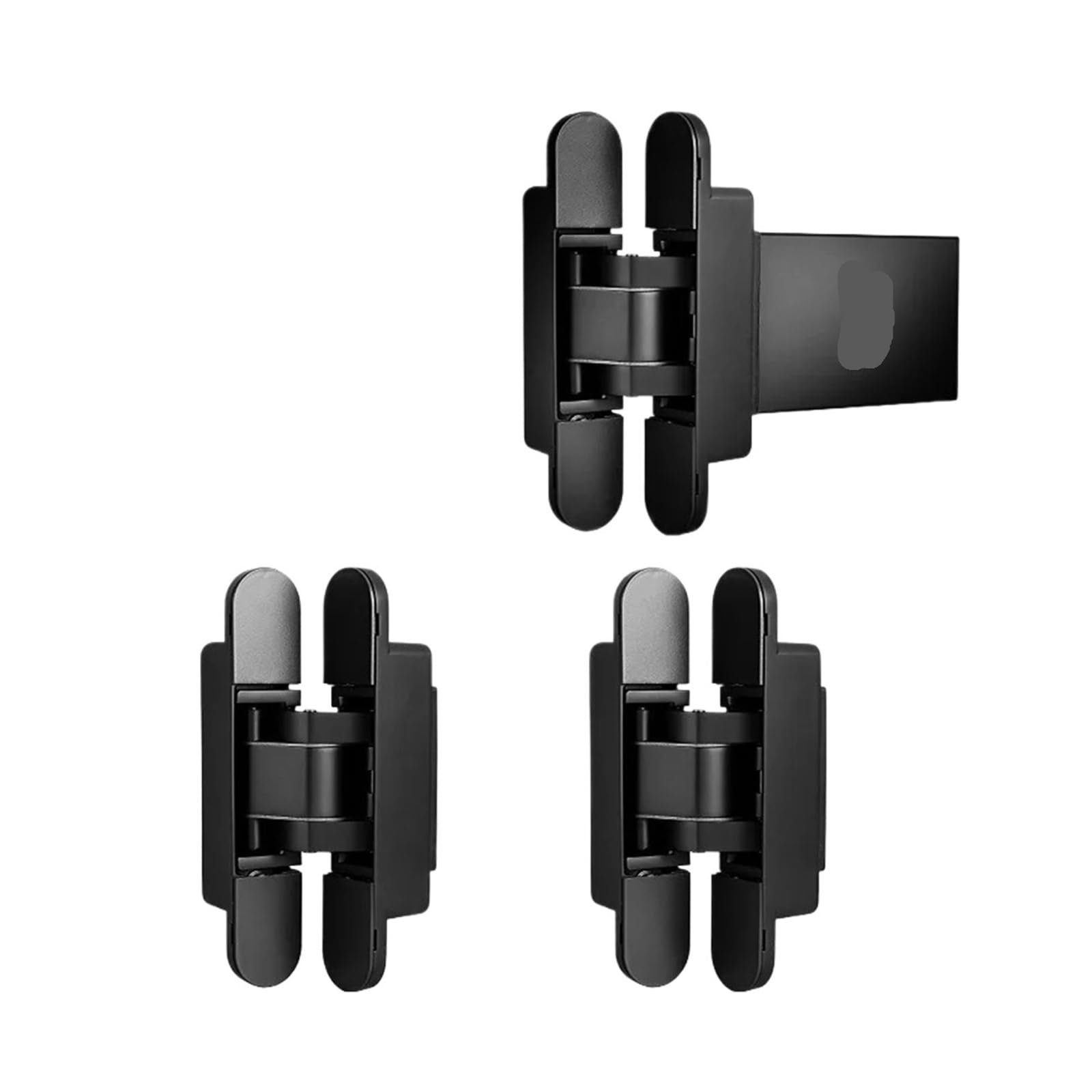 Fermeture de porte automatique résolvant les courants d'air avec quincaillerie hydraulique 3D