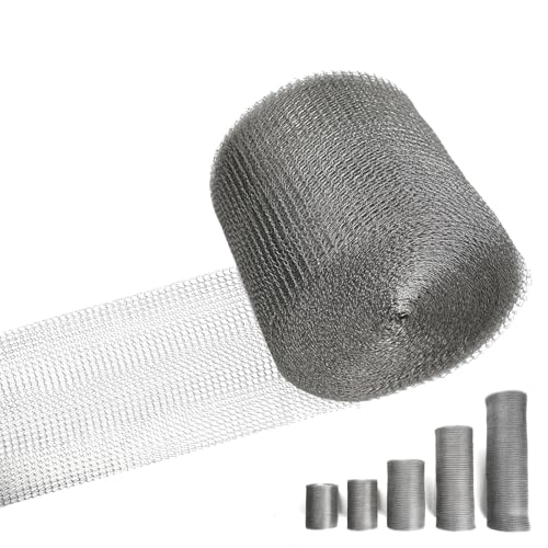 5" X 100 ft Wire Mesh Roll for Rodent Stainless Steel Mesh for Mice