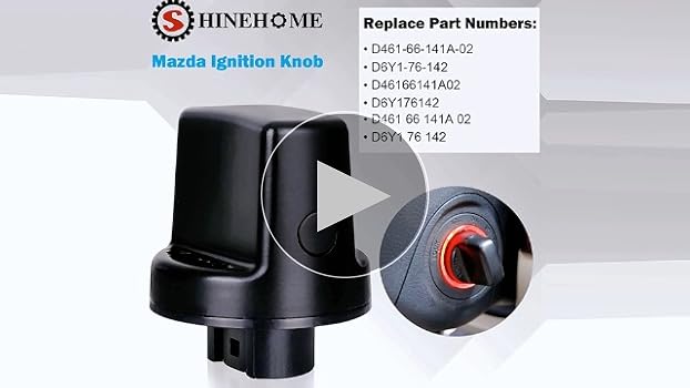Ignition Key Knob Push Turn Switch Key Ignition Knob Set for