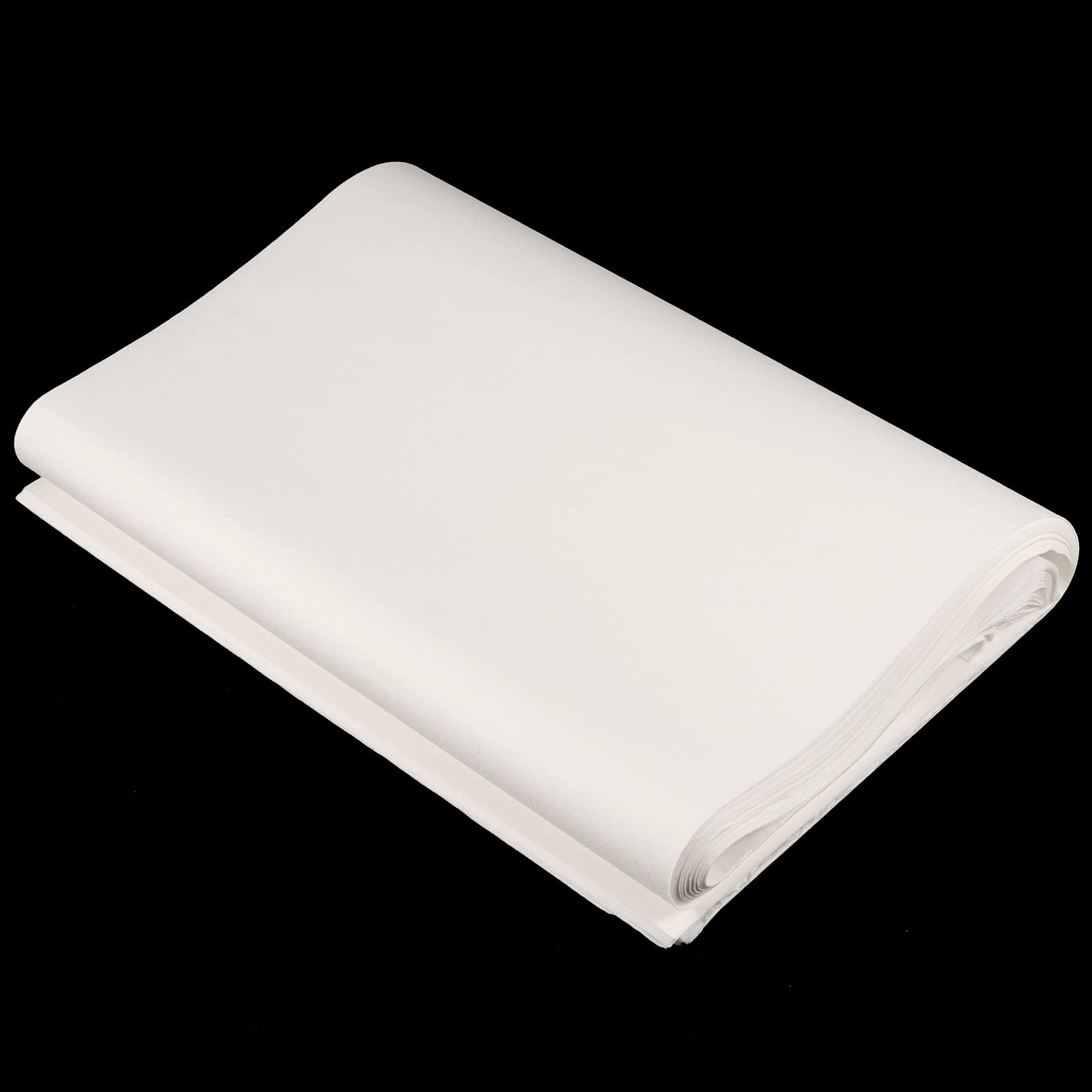 SHEUTSAN 400 hojas de papel Xuan blanco sin rejillas, papel Xuan sin rejillas, papel de arroz Xuan para dibujo Xuan Xuan, hoja de escritura para práctica de caligrafía