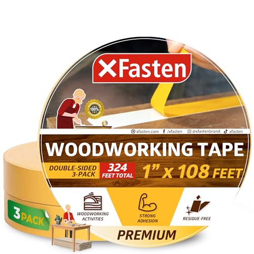XFasten Double Sided Woodworking Tape...