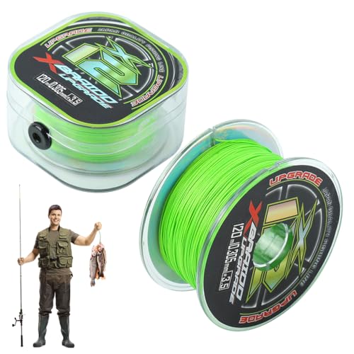 Image of Proberos 120 Meters PE Fishing Line Spool, 0.30mm Diameter PE Braided Fishing Line, 6-Layer Coated, Ultra-Strong 12-Strand Braided Line for Saltwater Fishing