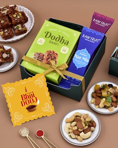 Hyperfoods® Bhai Dooj Gift Hamper For Brother Bhai Dooj Gift Set For Brother Gift For Brother Bhai Dooj Tika Gift Hamper For Brother With Sweets Trail Mix (B0D8LD57B2) Amazon Price History, Amazon Price Tracker