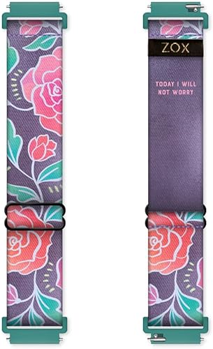 ZOX Correa para reloj inteligente Android  Banda elástica con afirmaciones motivacionales y hermosas obras de arte  Regalos para hombres, mujeres y