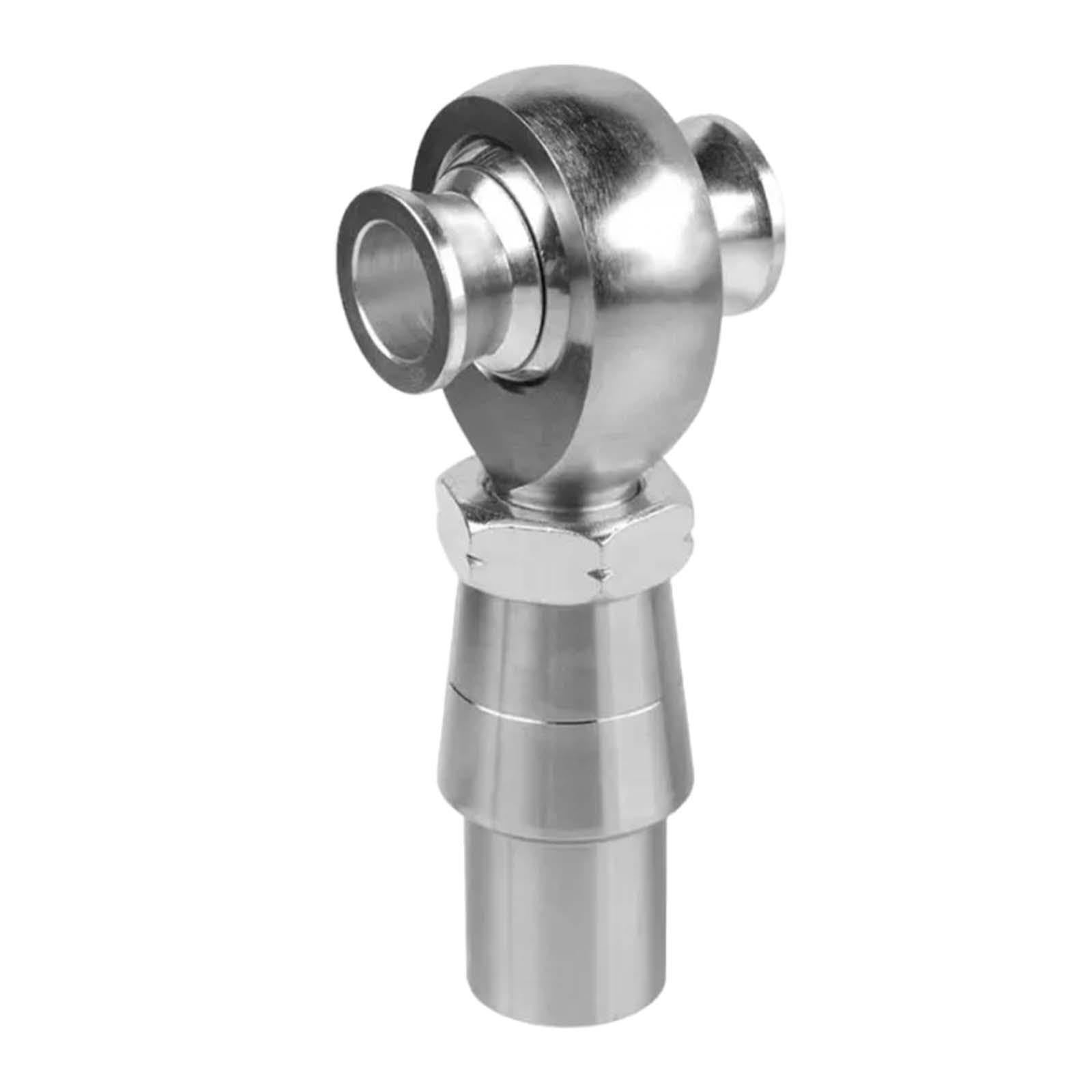 Hochwertiges Kugelgelenk Set aus Aluminiumlegierung mit hoher Zuverlässigkeit, robusten Scharniergelenken, Rohradapter, versetzter Dichtung, langlebig und einfach zu, Silber, 0.75 Zoll