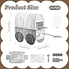 BruinBang 24 Set DIY Western Covered Wagon Paper Craft Kit, Wagon Theme Display Projects for Events, Themed Decor & Presentation Use #1