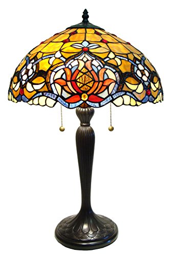 Fine art lighting t1642 tiffany style table lamp