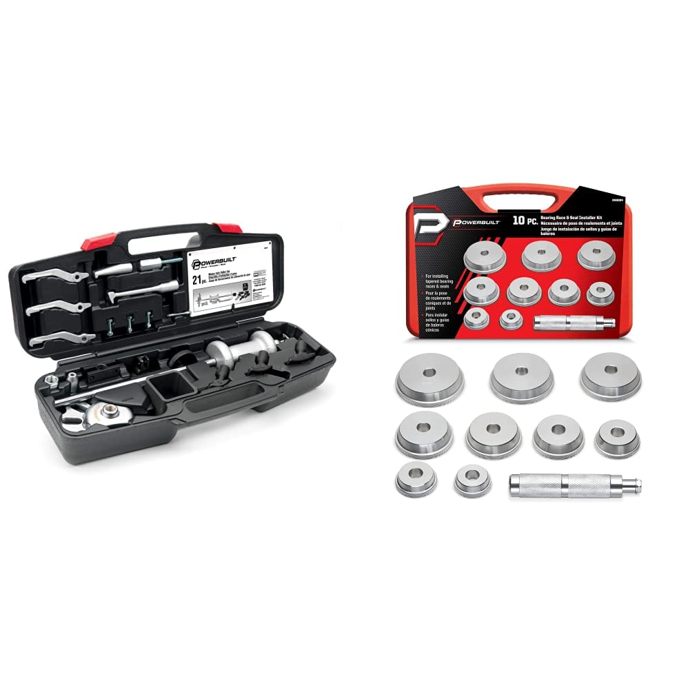 Powerbuilt Master Axle Puller Tool Set, Remove Car Front and Rear