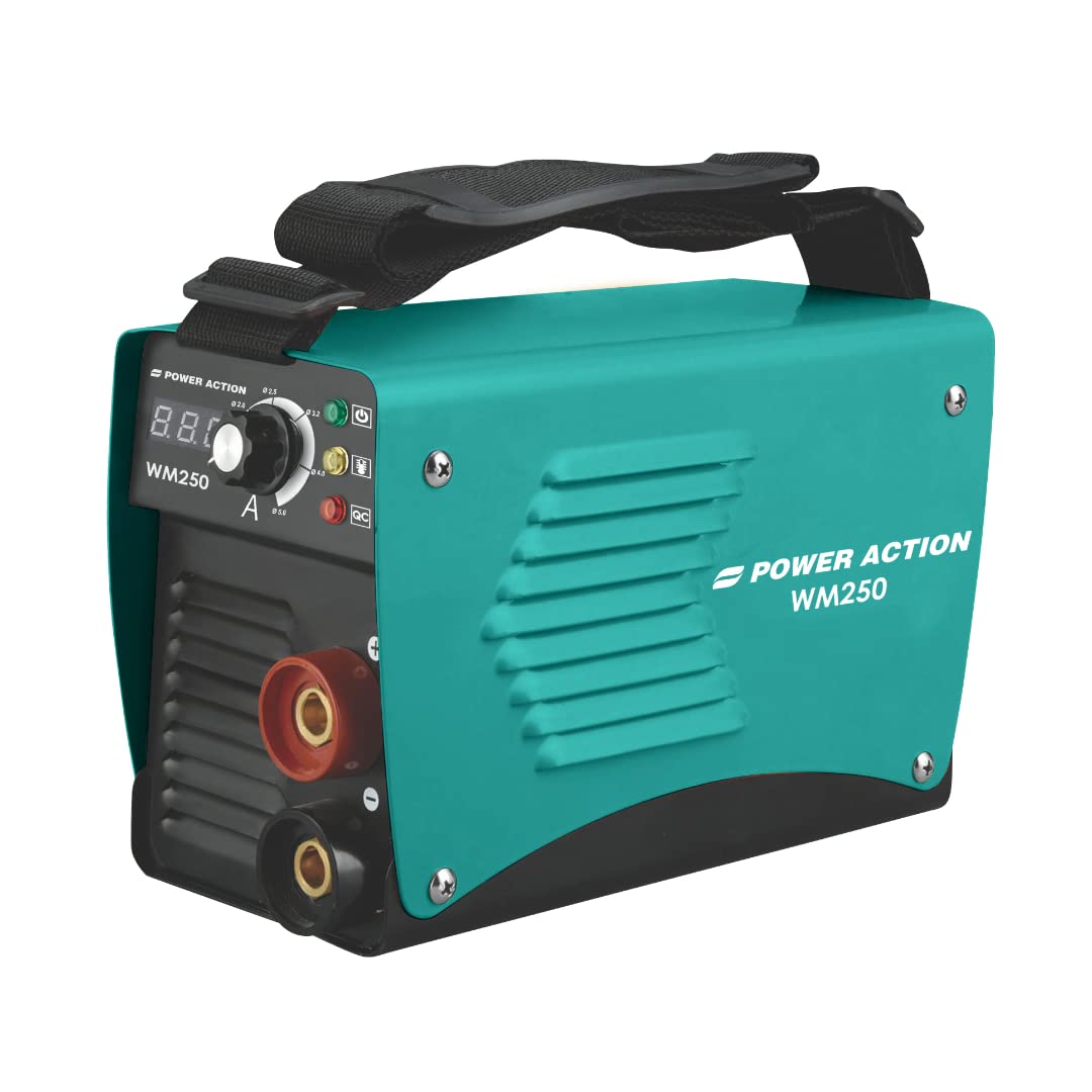 Sulfar Power Action IGBT Welding Machine WM250 Voltage 160-240V, No Load 65V, Current Range 20-200A Max Input 36A With Digital Display Professional Finish (WM250, Green)
