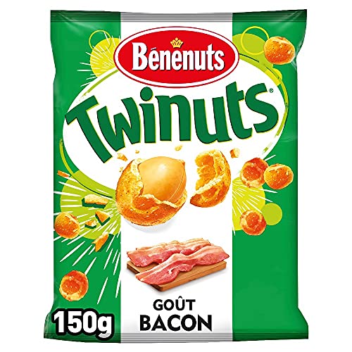 Benenuts Twinuts Goût Bacon Cacahuètes 150 g Cover