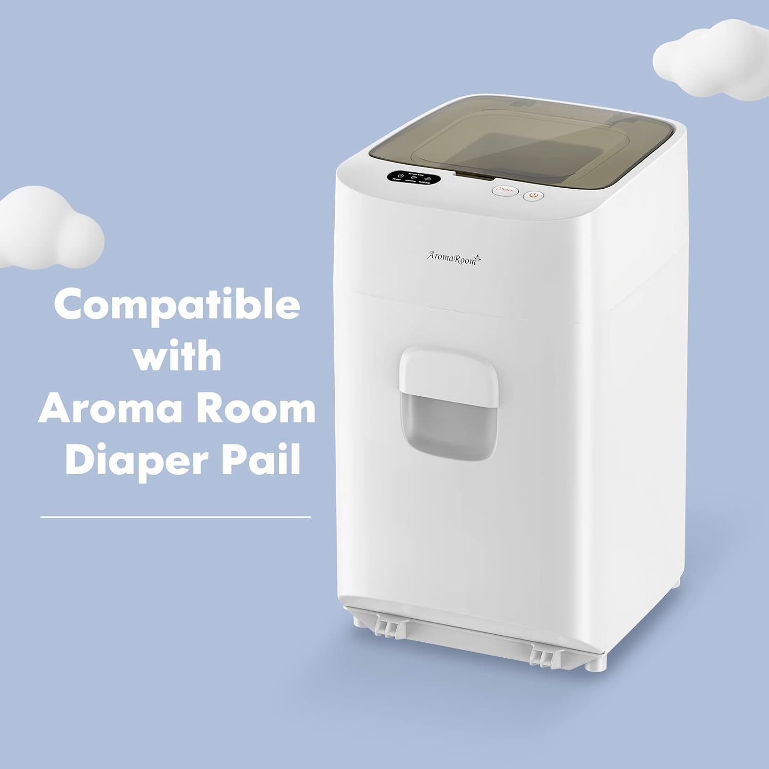 Aroma Room Diaper Pail Refills bag, Leak & Odors Proof Diaper Trash Bags for Newborn Diapers, 216 Count, 6 Rolls (Large Size 6.7"x13")
