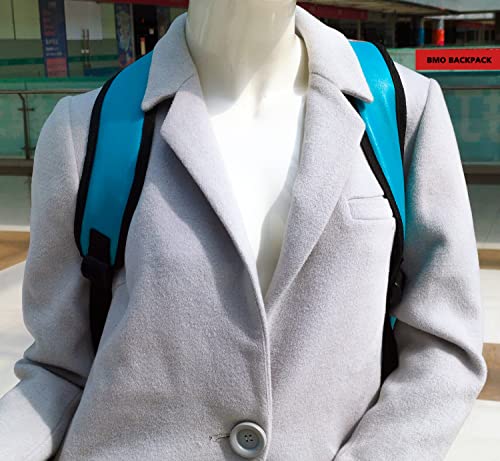 BeeMore Cartoon Robot Travel Laptop Cute Backpack Blue PU Robot Animal BeeMore Finn Jake Adventure Trip Backpack Water Resistant College Computer Bag Gift for Men & Women Fits 15.6 Inch Notebook - Image 6