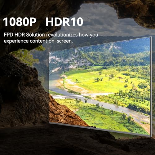 Image of FPD 43 Inch Smart TV Flat Screen Frame LED Television Full HD 1080p Google Cast Built in, Streaming Live Ultra Thin HDR10 Android TV, Bluetooth, Vesa, Hdmi, WiFi (Palette-Series 2026)