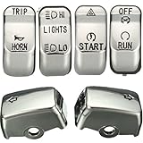 harley softail coil cover Farbe: Chrome Viviance Motorradbedienung Schwenkter Deckel Cap Cover Kit Für Harley Softail Dyna Sportster - Chrome