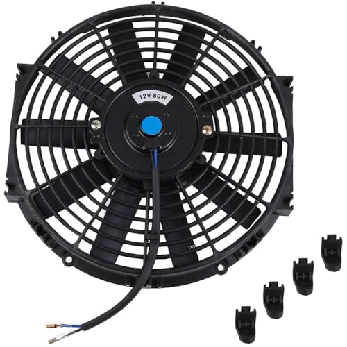 12V ラジエーター ファン プル式 電動 薄型 汎用 冷却 KRB285 (12インチ)