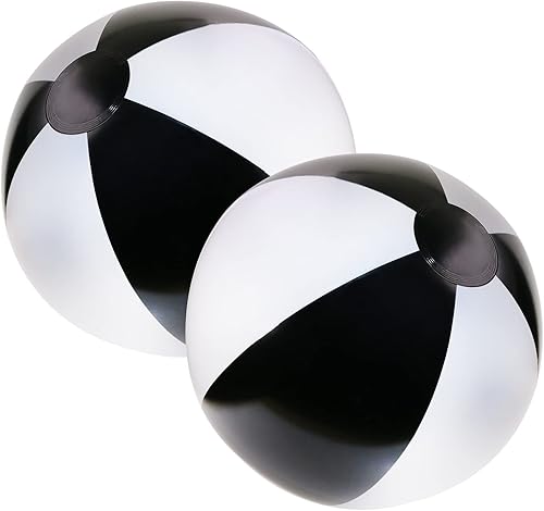 PENTA ANGEL Pelotas de playa 2 piezas de 12 pulgadas inflablesinflables clásicas de color arco iris de verano, piscina, fiesta, juguetes de agua