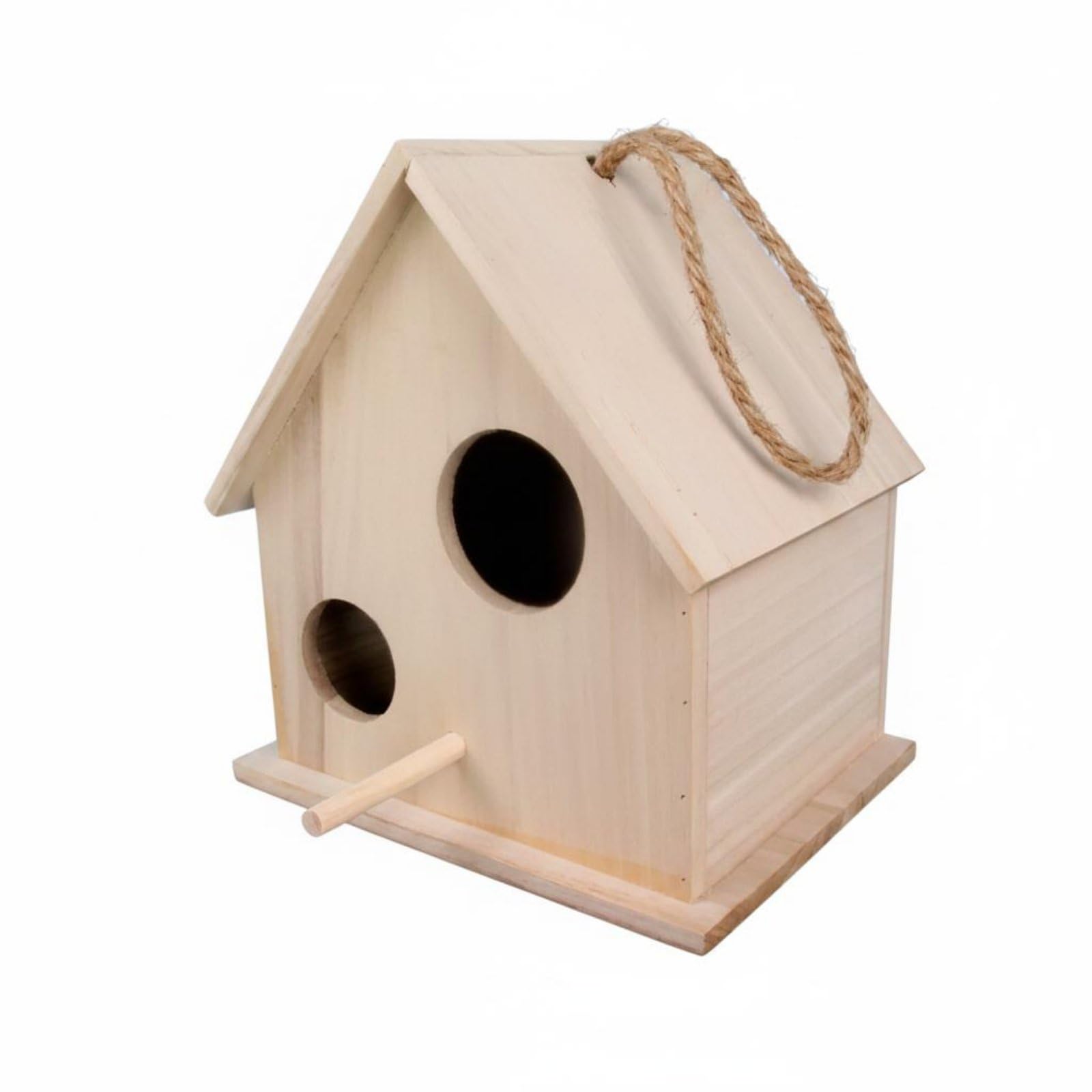 Parrot Breeding Box Large Space Parakeet Nesting Box Natural Wood Bird Mating House for Budgies, Lovebirds, Enclosure, Transparent Natural-image-41