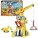 Produktbild Rubble & Crew - Kran-Spielset Baupfoten Hof 68 cm, mit Rubble-Figur, Planierraupen-Fahrzeug und 340 g Build-it Kinetic Sand, Licht und Sound, ab 3 Jahren