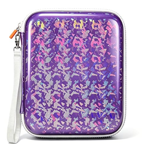 Sparkly Card Case Holder for Yoto Cards 120-Pockets binder with Zipper