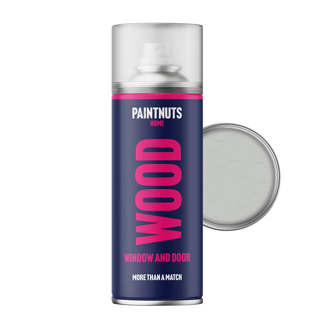 Paintnuts Kitchen Cupboard Paint - RAL-7035 - LIGHT GREY Gloss 400ml Spray Can