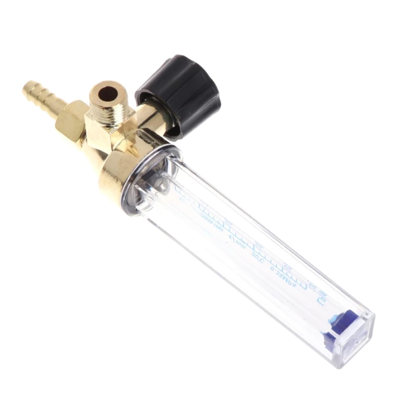 CVFRDD 1/4PT Thread 7mm Barb Argon Ar CO2 Gas Flow Meter Ar Welding Regulator 0.35 MPA for Garden and Home