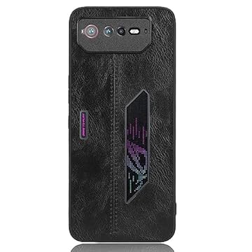 Capa de telefone para ROG Phone 6, capa protetora de couro PU tipo vaca, antiderrapante, à prova de choque, para ROG Phone 6