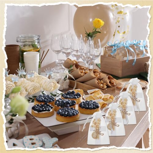 Flutesan DU-FLUTESAN-4943 12 Sets Baptism Party Favors Wooden Cross Magnets thumb #2