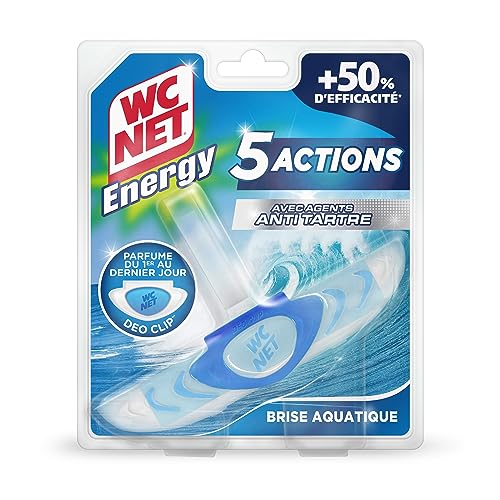 WC Net Energy Bloc Anti-tartre 5 Actions Brise Aquatique 38 g