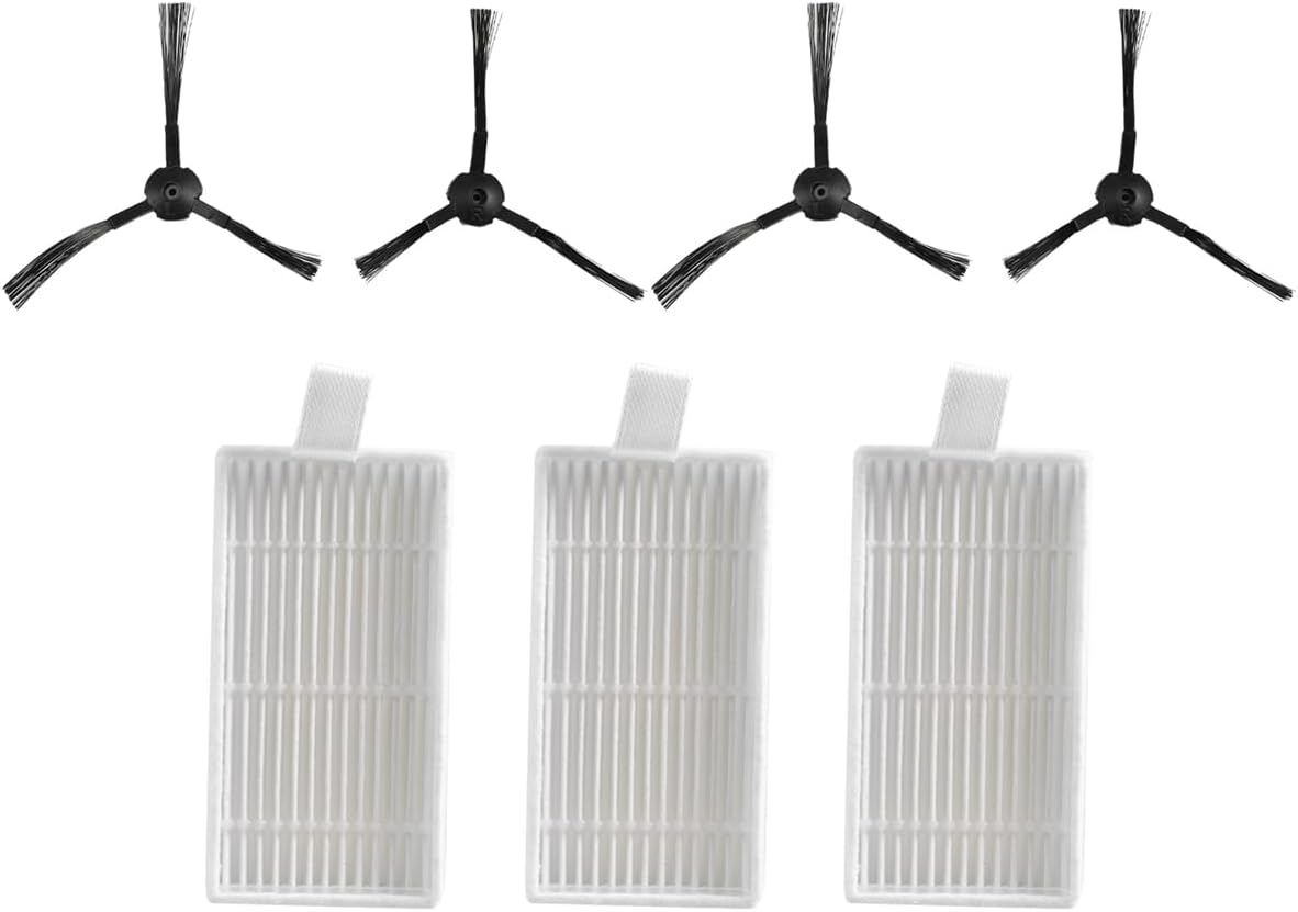 Hepaフィルターサイドブラシロボット掃除機パーツ、Ilife対応、V55 V50 V5 V5S V3 V3S V50 Pro X5