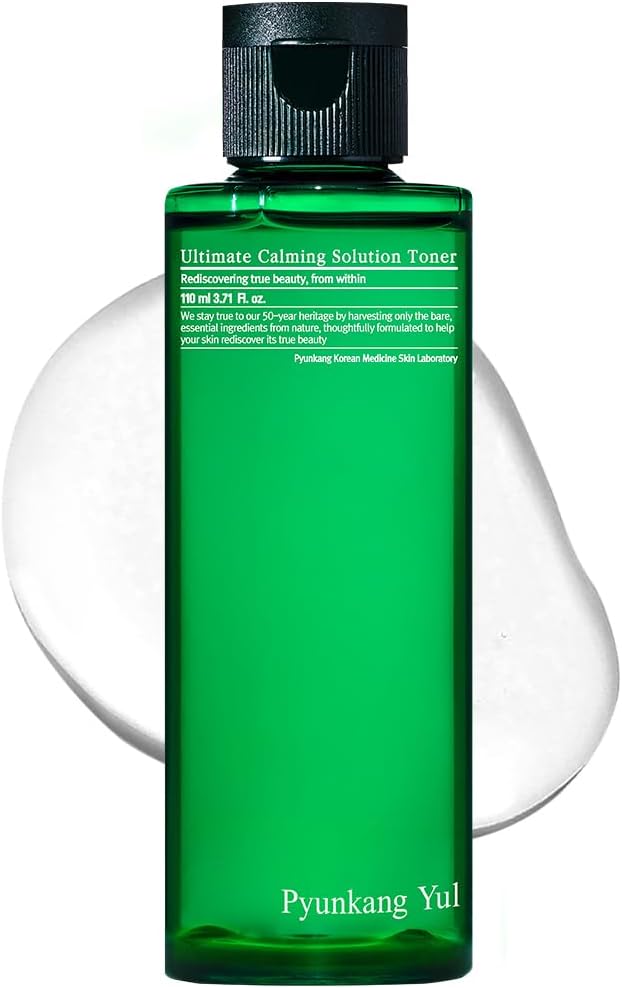 [PKY] Pyunkang Yul Ultimate Calming Solution Toner for Sensitive Skin with Patented Ingredients, Intensively Soothes and Relieves Redness with Cica and Tea Tree, Korean Skin Care 110 ml