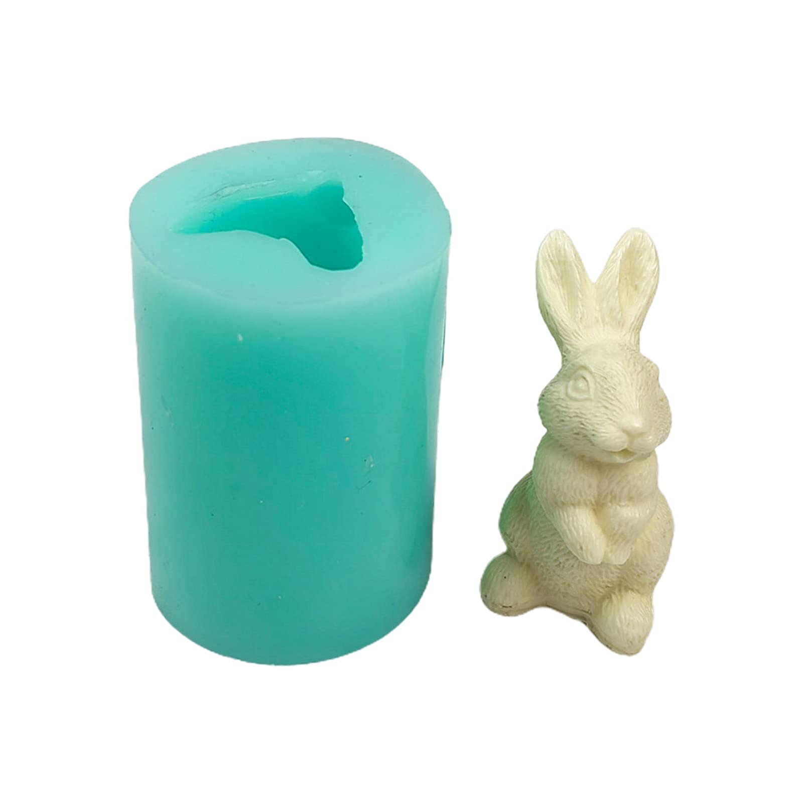 Buxuaaaa 3D Animal Silicone Mold Easter Mold Epoxy Resin for Gypsum Making Fondant Cake Decoration Tool Molds Silicone