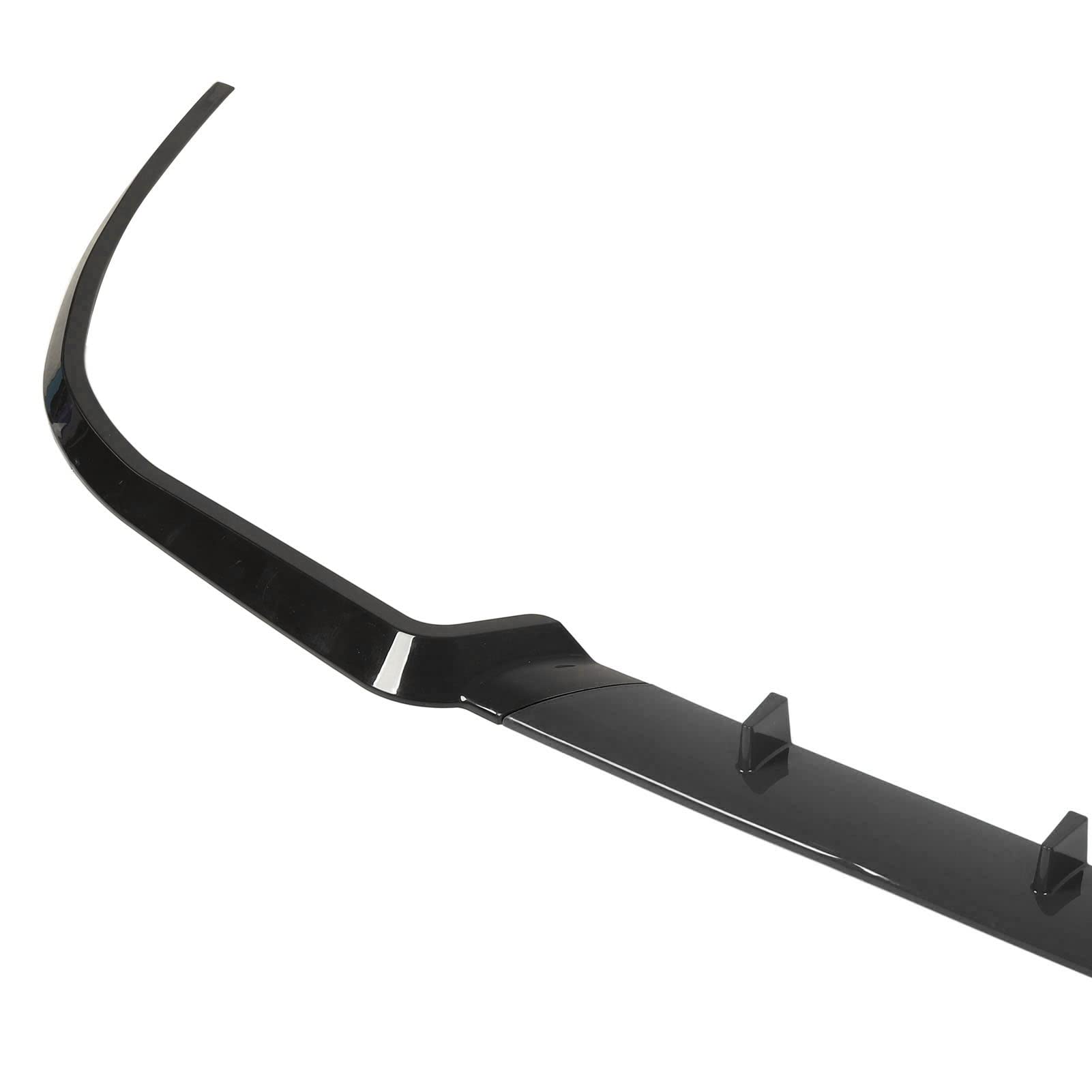 Dokładka Przedniego Zderzaka Separator Odporny na Uderzenia Przód 114 Cm Zamiennik Seat Czerwony Czarny Błyszczący