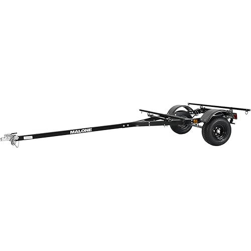 Malone MPG444LB-BLK MicroSport Off-Road LowBed Kayak Trailer | 20' / 800 lbs Capacity | Fully Submersible | 22" Crossbar to Ground Clearance | Black Powder Coat Finish