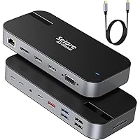 送料無料♥匿名配送✨Selore ドッキングステーション　16in1 Amazon.co.jp: Selore USB C ドッキングステーション 3画面出力