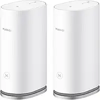 Roteador, HUAWEI WiFi Mesh 3, Wi-Fi 6 em Toda Casa com Até 3000Mbps, HarmonyOS Mesh+, Conexão com Um Toque, Branco, Kit com 2 unidades