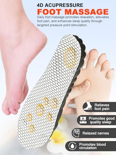 Image of 4D Cloud Insoles for Men and Women, Arch Support Insoles, Memory Foam Insoles, Shock Absorption and Cushioning Sports Shoe Insoles (Graphene Gray, XL (Men 9-11 /Women 10-11)