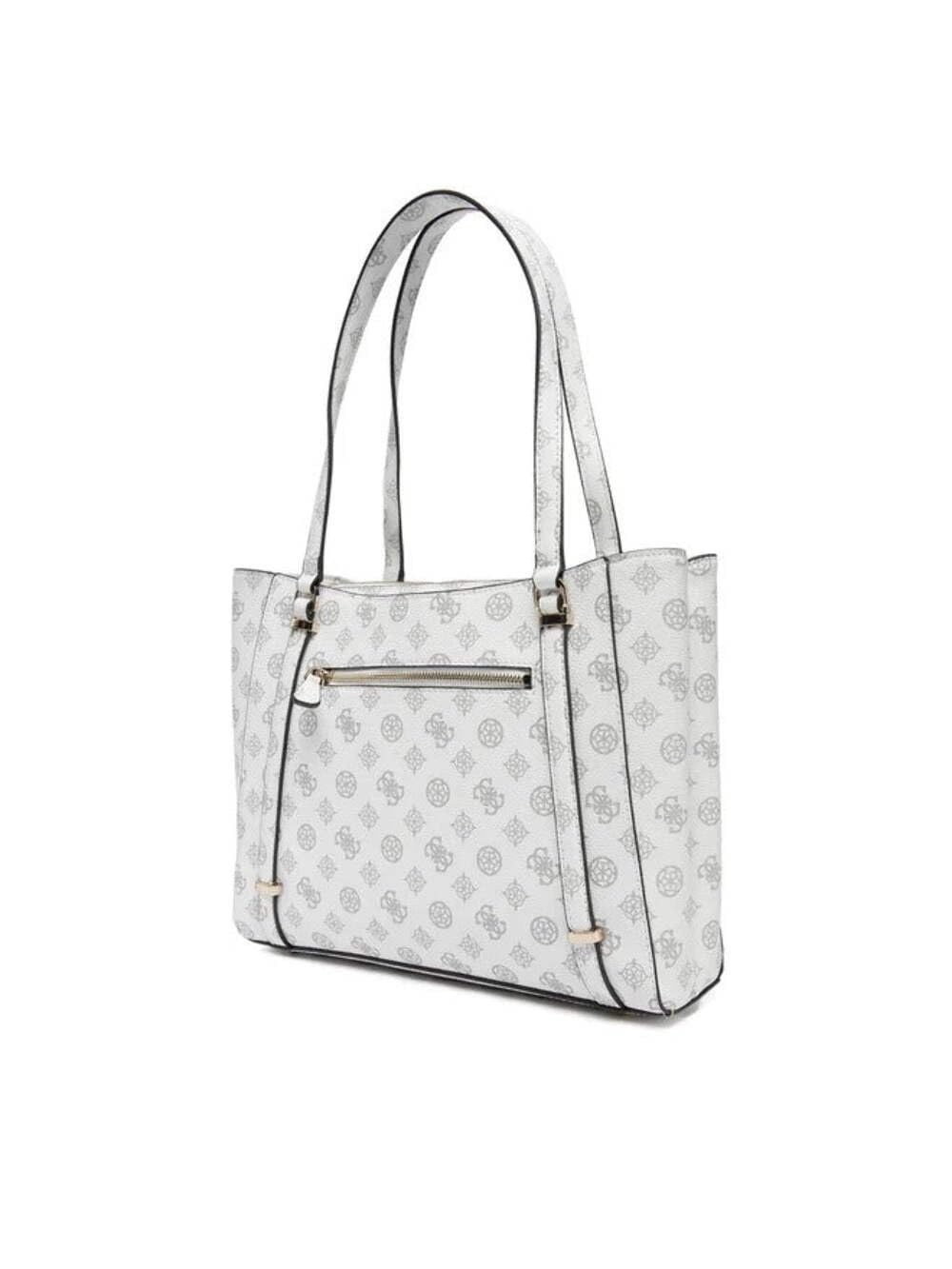 GUESS Eco Erica Elite Tote Bag White Logo