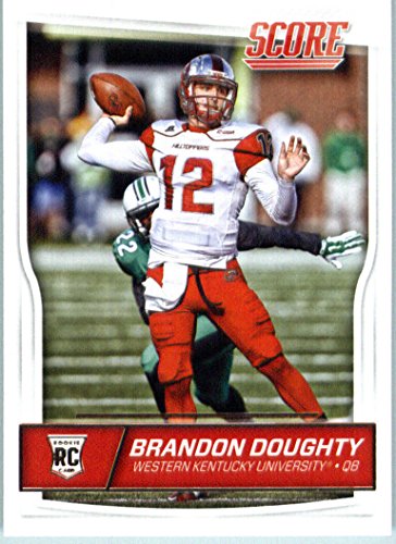 2016 Panini Score Football #338 Brandon Doughty RC Western Kentucky Hilltoppers