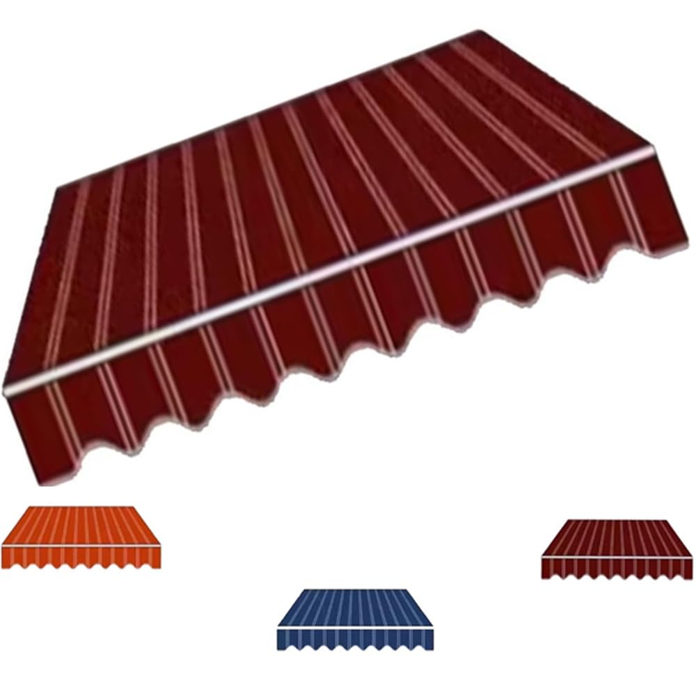 Toile de rechange haut de gamme pour auvent extérieur bordeaux durable