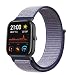 Produktbild Kompatibel mit 20 mm Amazfit GTS Armband Healthy Watch Loop Back Nylon Canvas Uhrenarmband Buntes Armband Ersatz Einstellbares Ersatzband & Smartwatch Zubehör - Navy